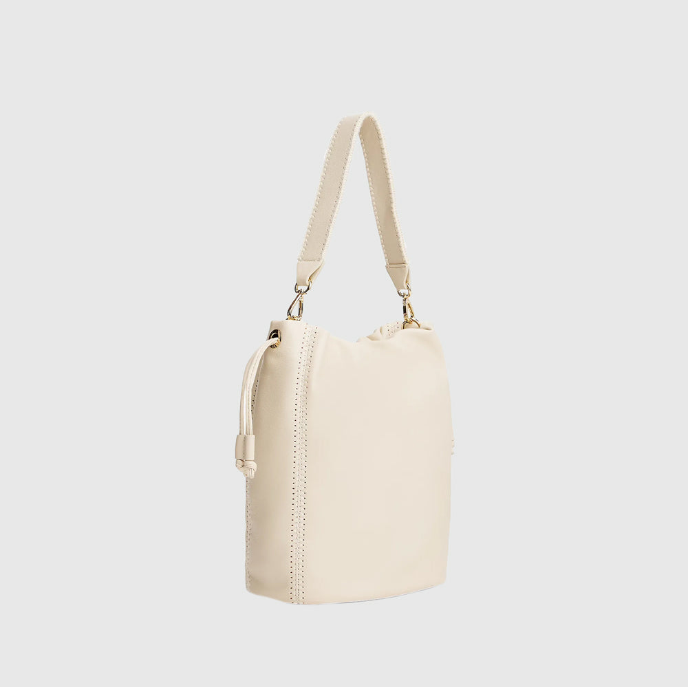 Summer Bucket Handbag - Beige