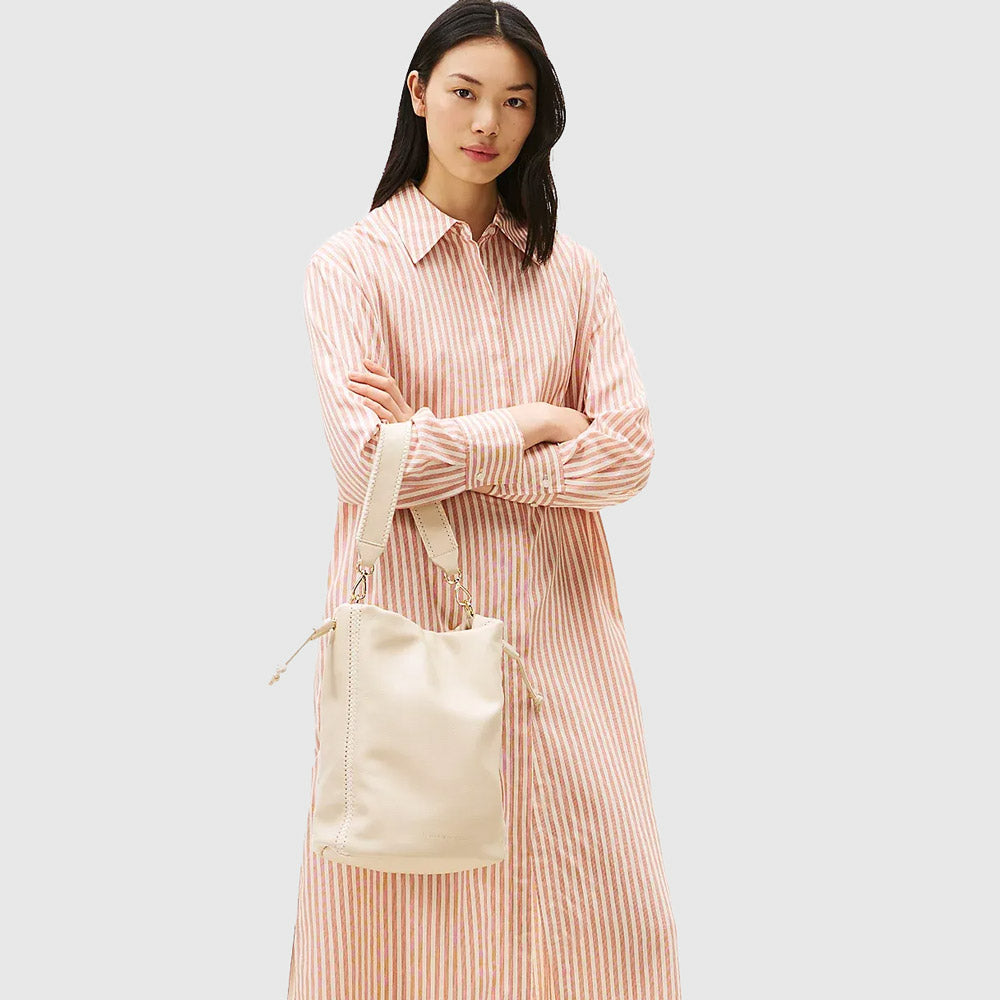 Summer Bucket Handbag - Beige