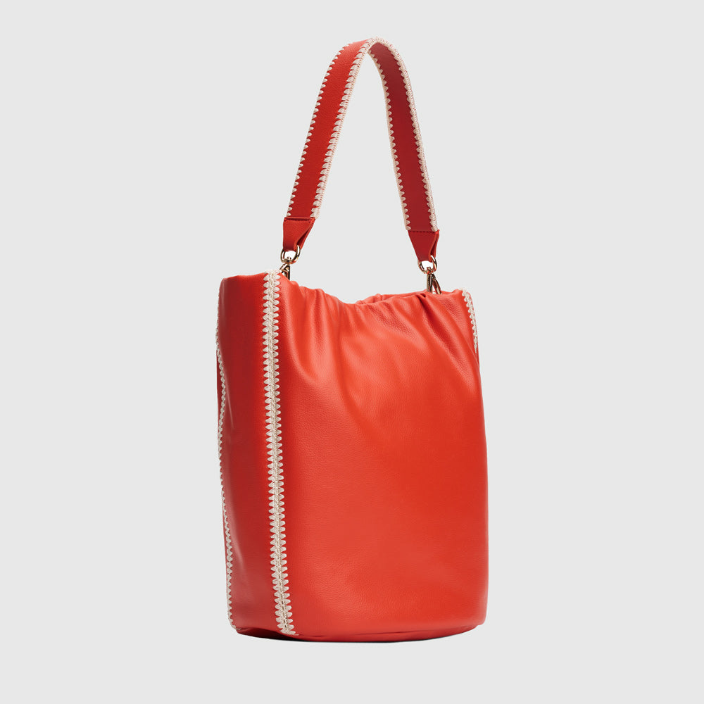Summer Bucket Handbag - Orange
