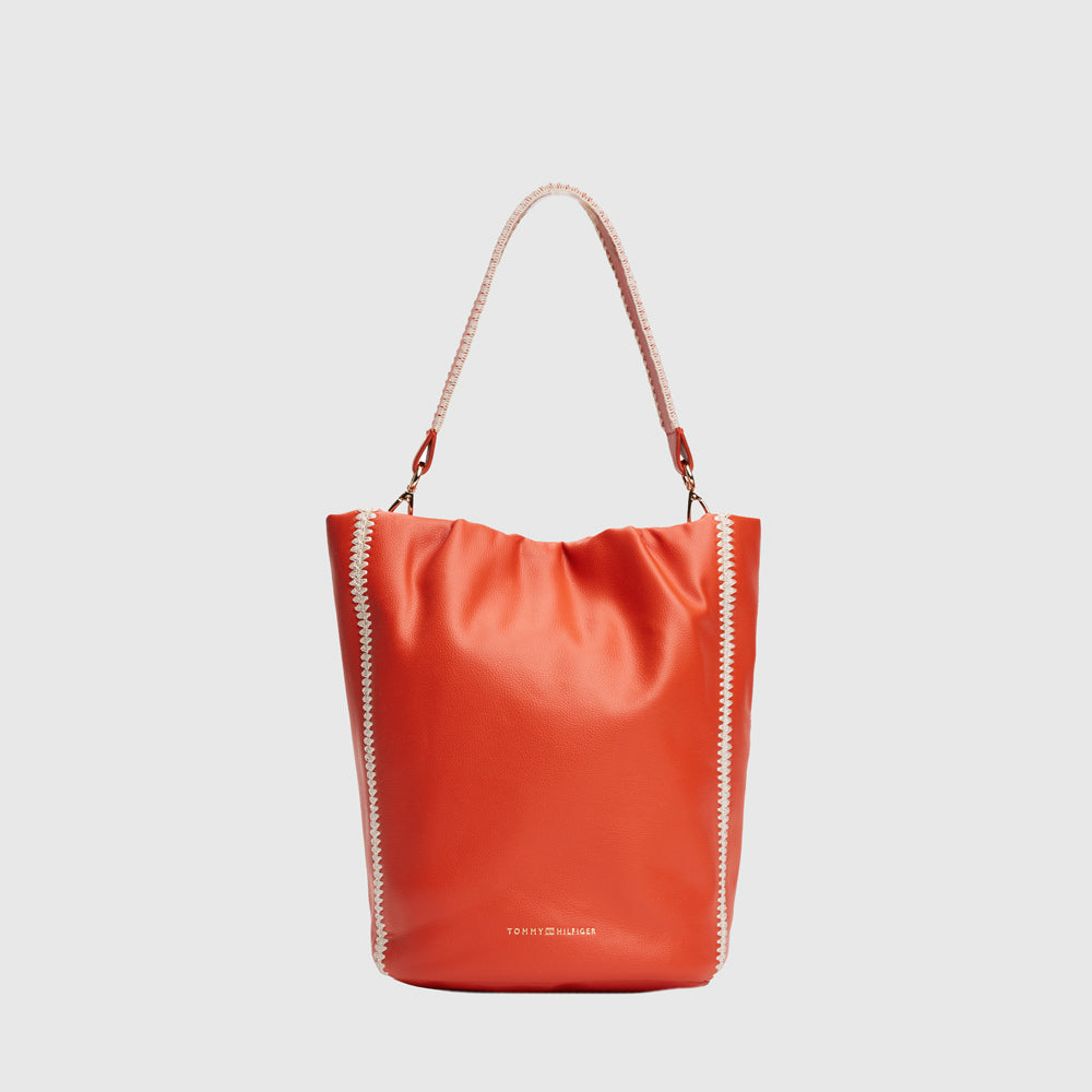 Tommy Hilfiger Summer Bucket Handbag - Orange |ThirdBaseUrban