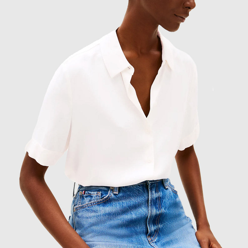 Soft Viscose Shirt - Ivory