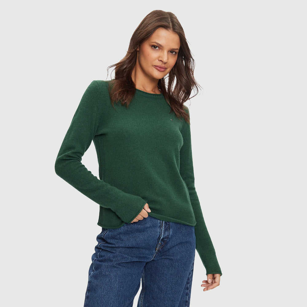 Tommy Hilfiger Soft Wool Sweater - Green |ThirdBaseUrban