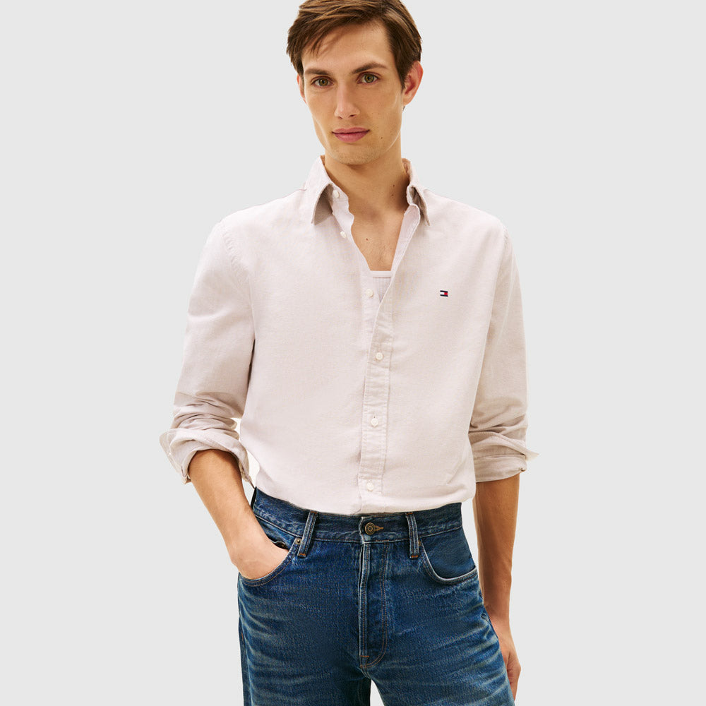 Tommy Hilfiger Heritage Oxford Shirt - Safari Canvas |ThirdBaseUrban