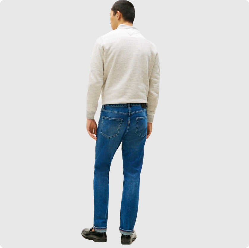 Straight Denton Jeans - Denim Light