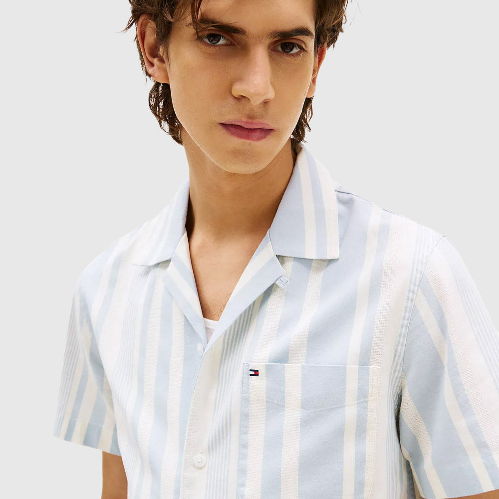Striped Camp Shirt - Blue Multi