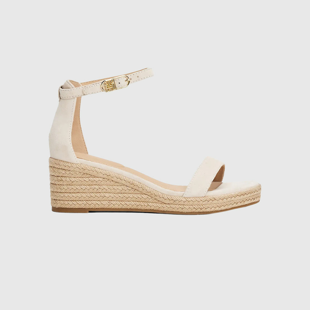 Tommy Hilfiger Mid Wedge Espadrille - Cream |ThirdBaseUrban