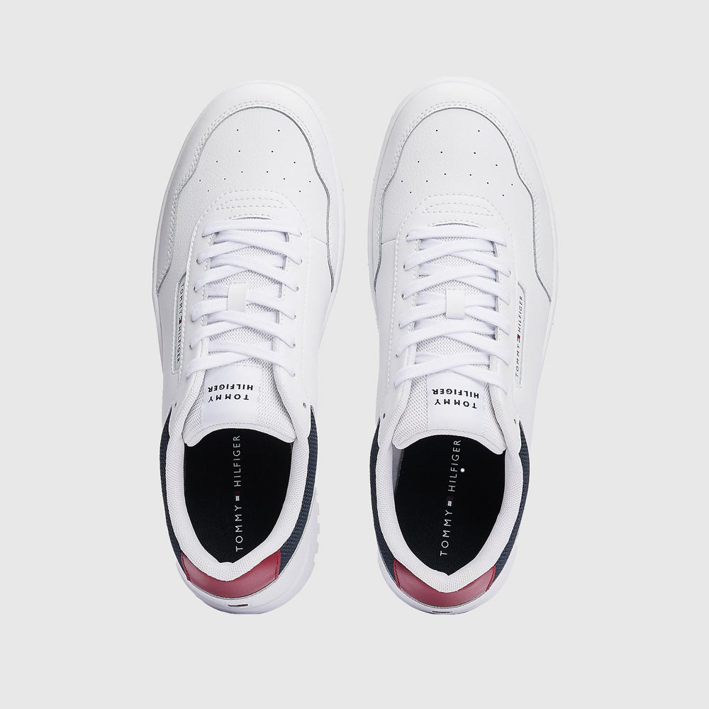 Basket Leather Sneaker - White