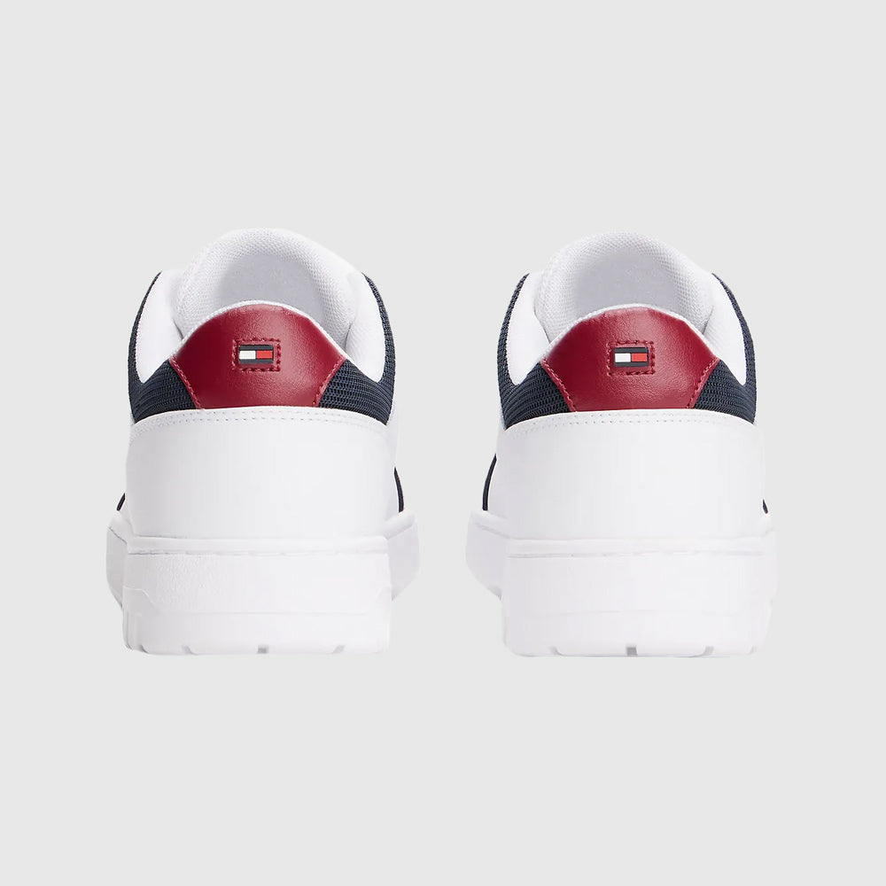Basket Core Leather Sneaker - White