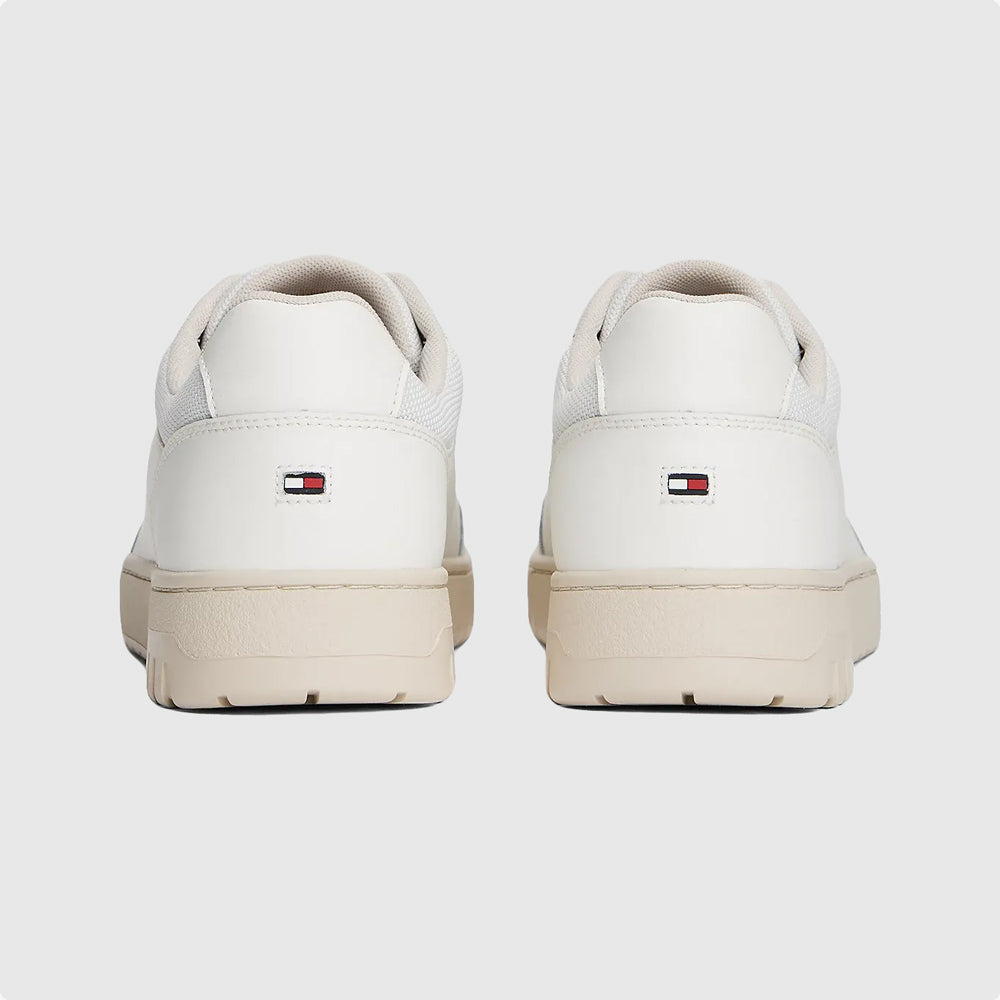Basket Leather Sneaker - Ecru