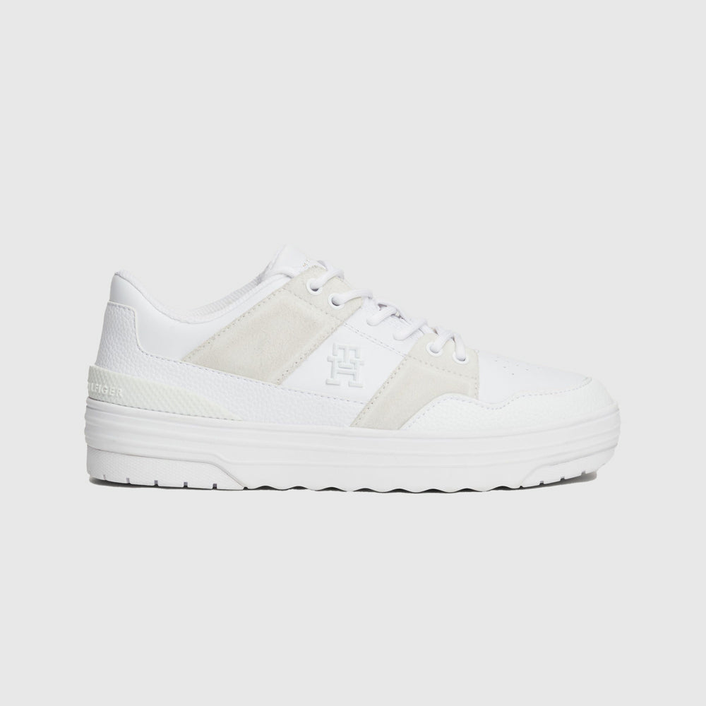 Tommy Hilfiger Basket Sneaker - White |ThirdBaseUrban