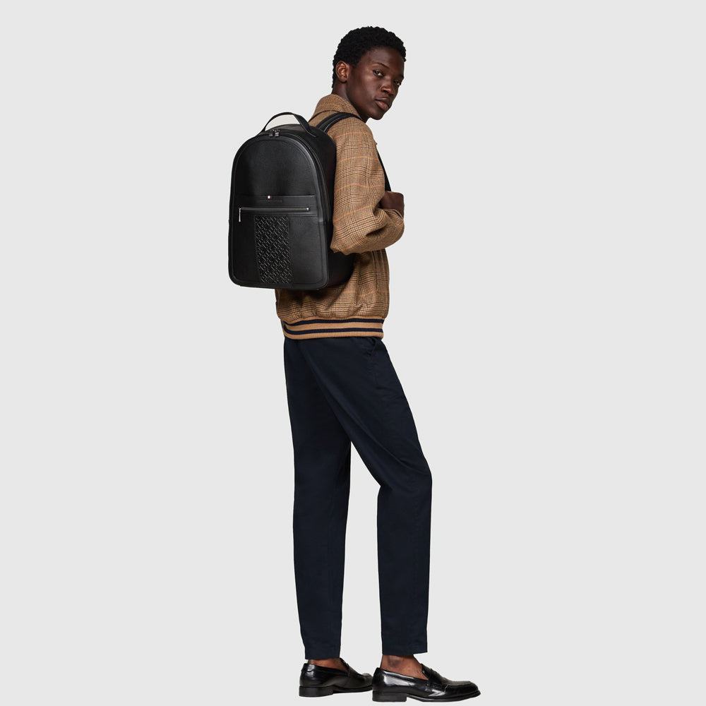 Central Monogram Backpack - Black