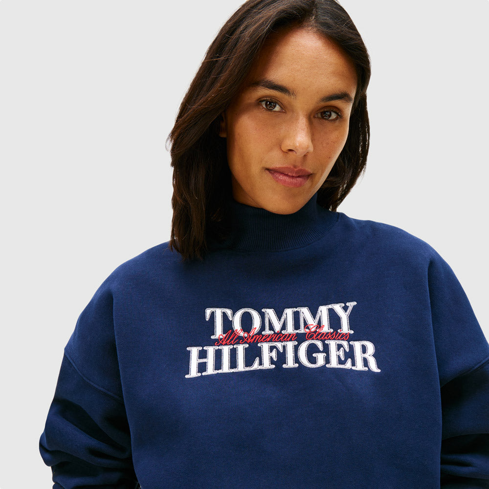 Classic Fleece Sweater - Navy