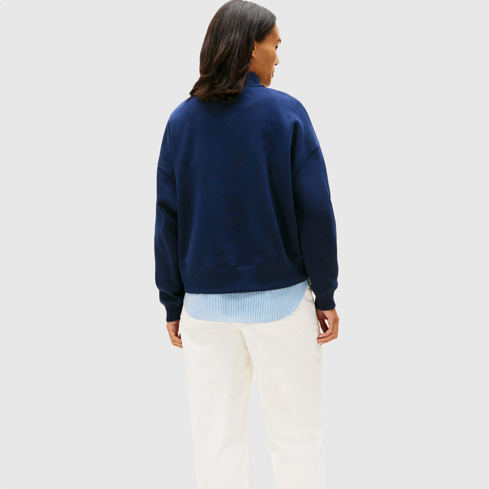 Classic Fleece Sweater - Navy