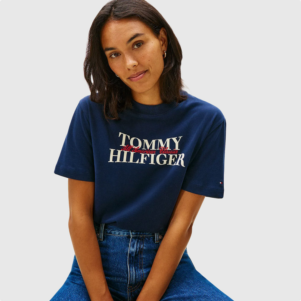 Tommy Hilfiger Classic Modern T-Shirt - Navy |ThirdBaseUrban