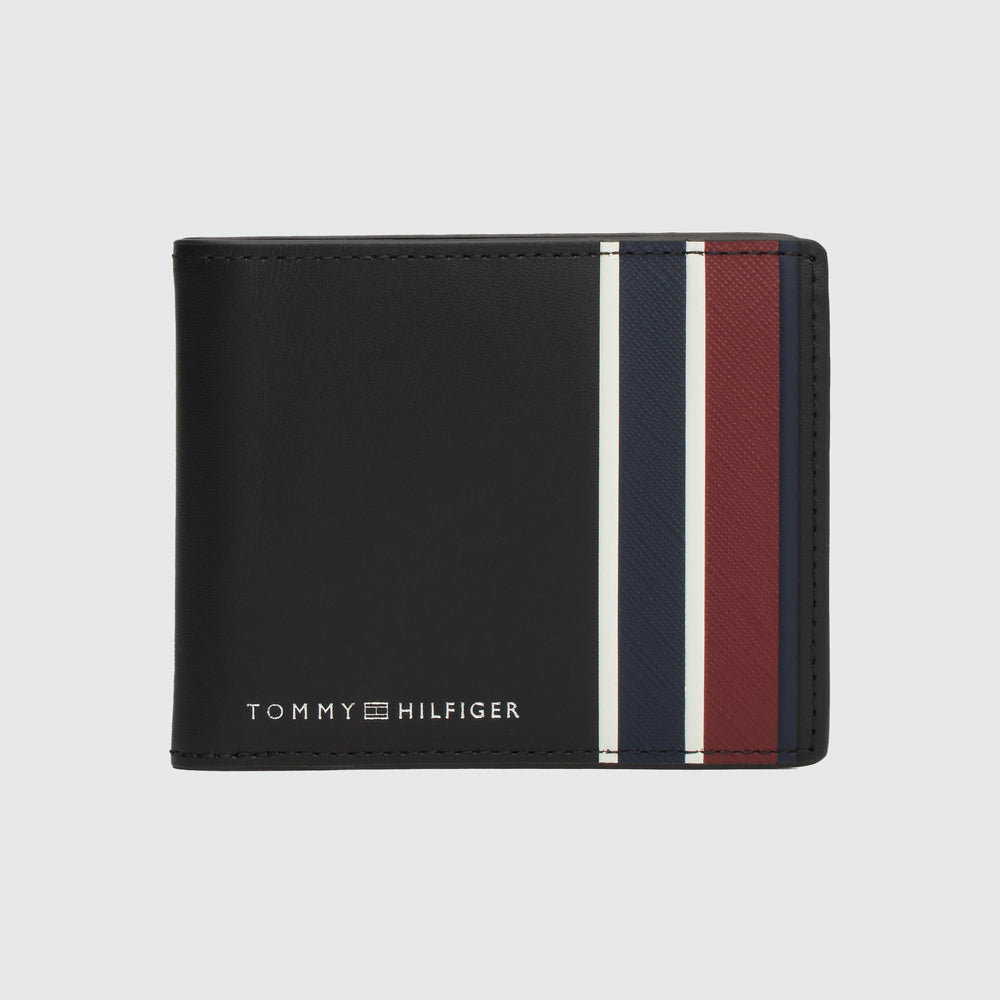 Tommy Hilfiger Corp Wallet - Black |ThirdBaseUrban