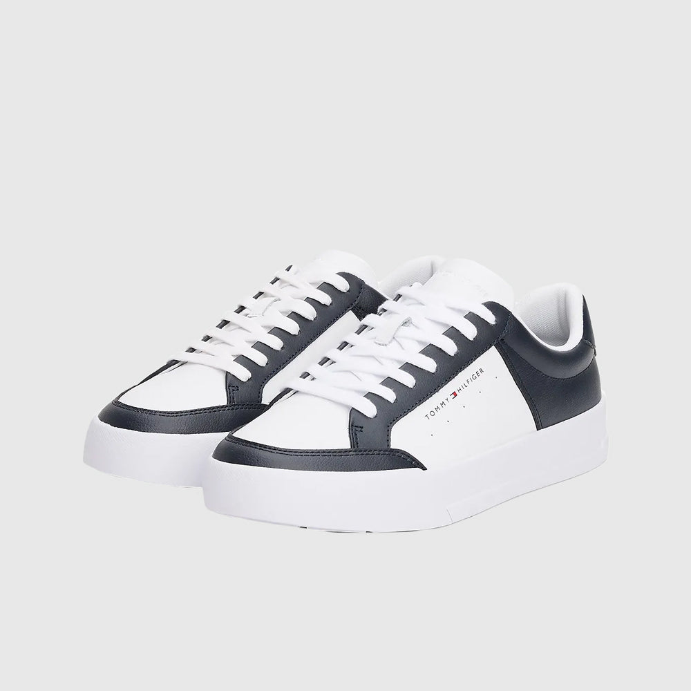 Court Mix Leather Sneaker - White Multi