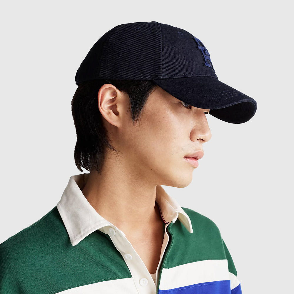 Tommy Hilfiger Cotton Cap - Navy |ThirdBaseUrban