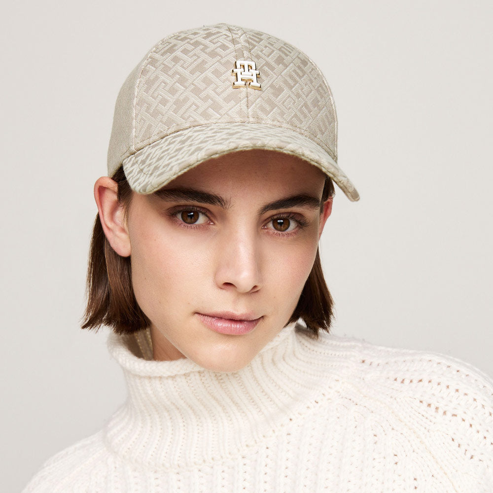 Jacquard Cap - Beige