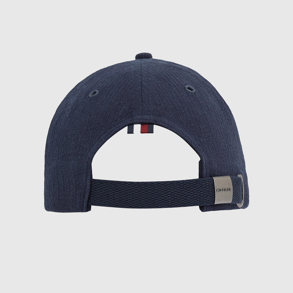 Herringbone Panel Cap - Navy