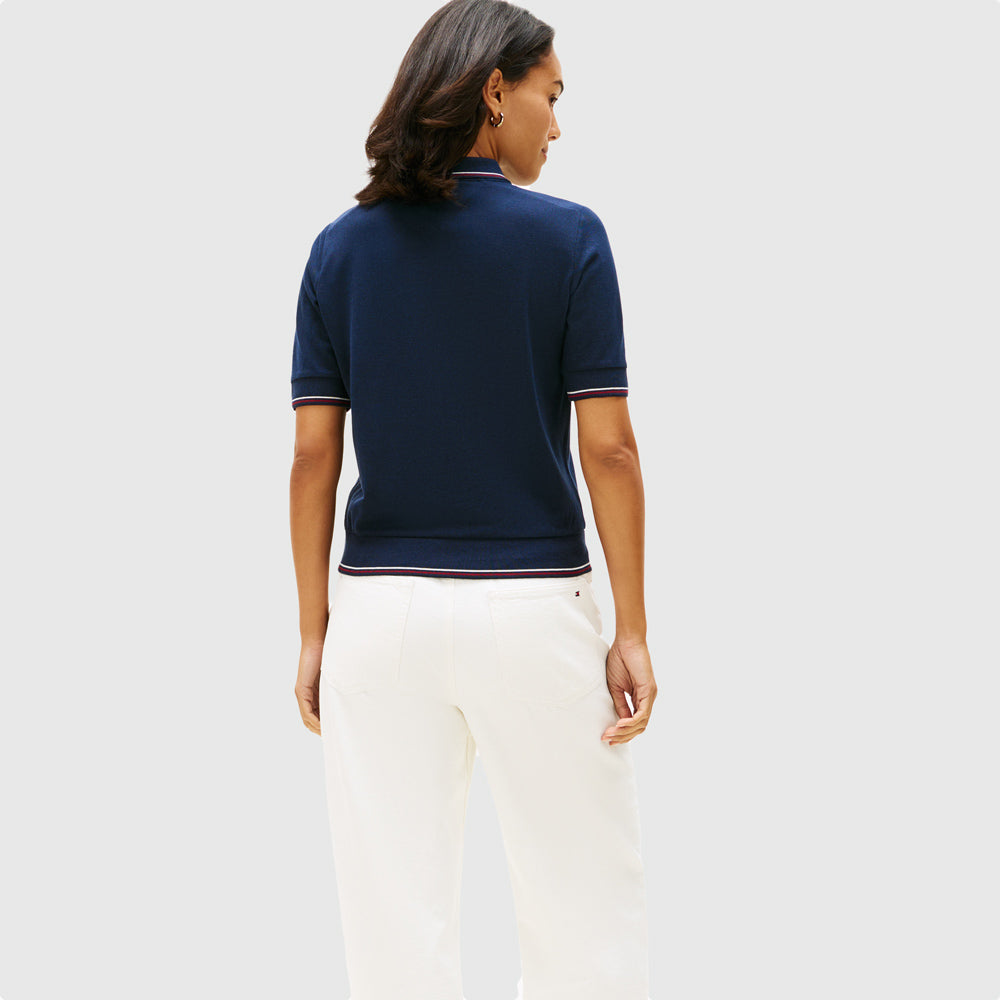 Script Lyocell Golfer -  Navy