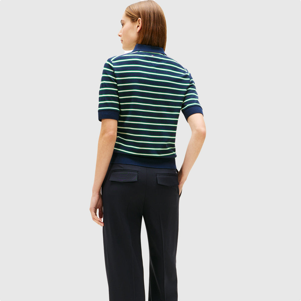 Script Lyocell Golfer - Navy Multi