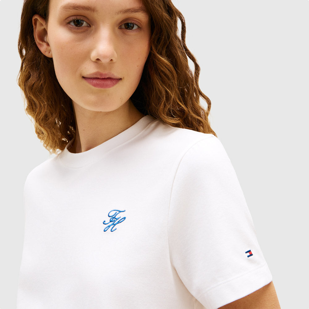 Script  T- Shirt - Ecru