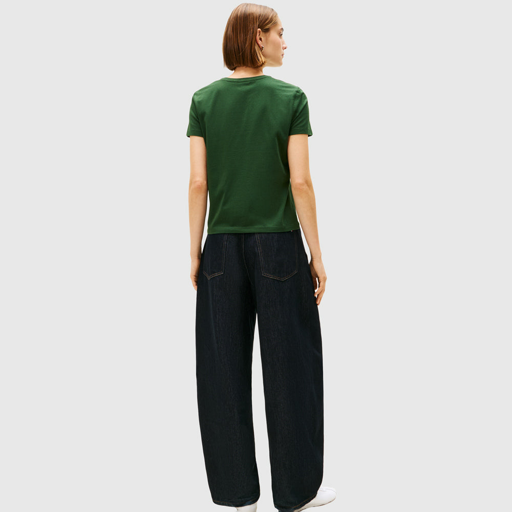 Script T-Shirt - Forest Green