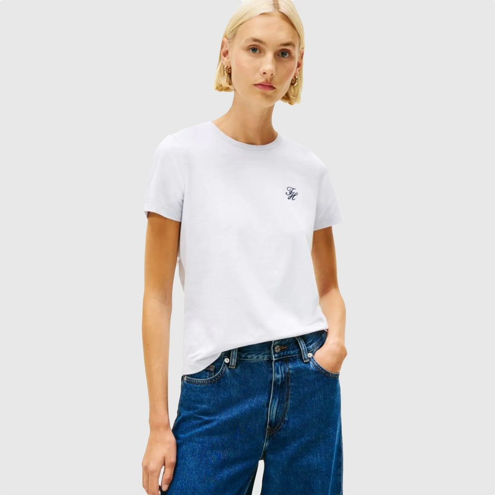 Tommy Hilfiger Script T-Shirt - Light Blue |ThirdBaseUrban