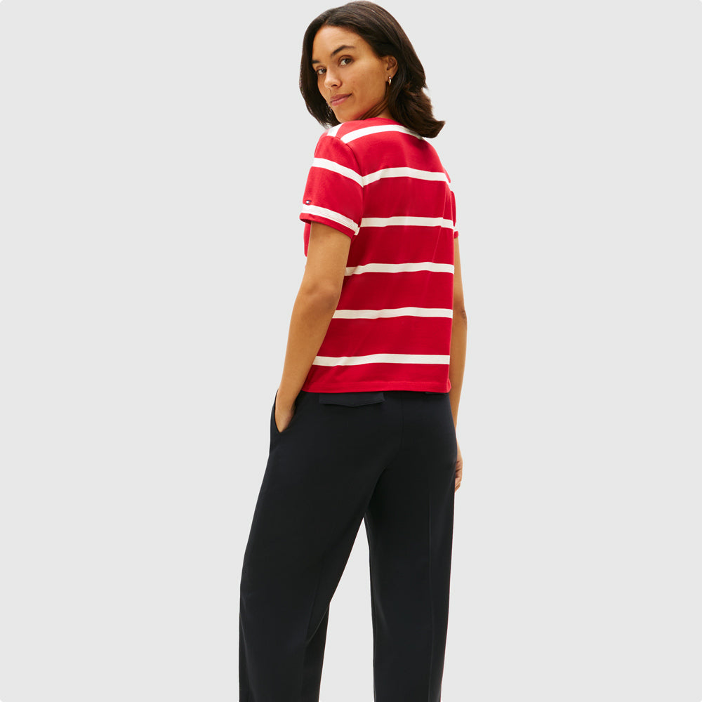 Script Jersey T-Shirt - Red Multi