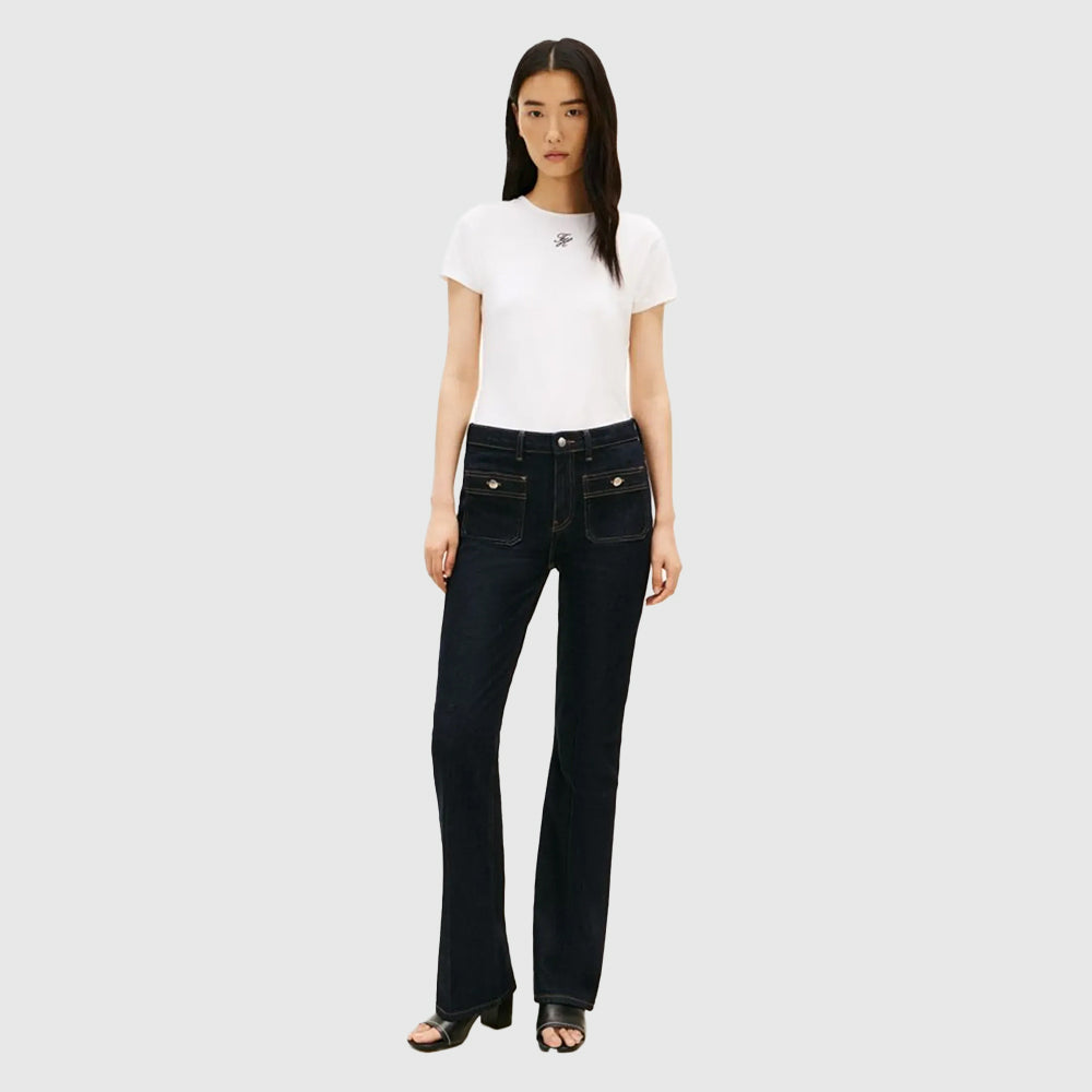 Script Slim T-Shirt - Ecru