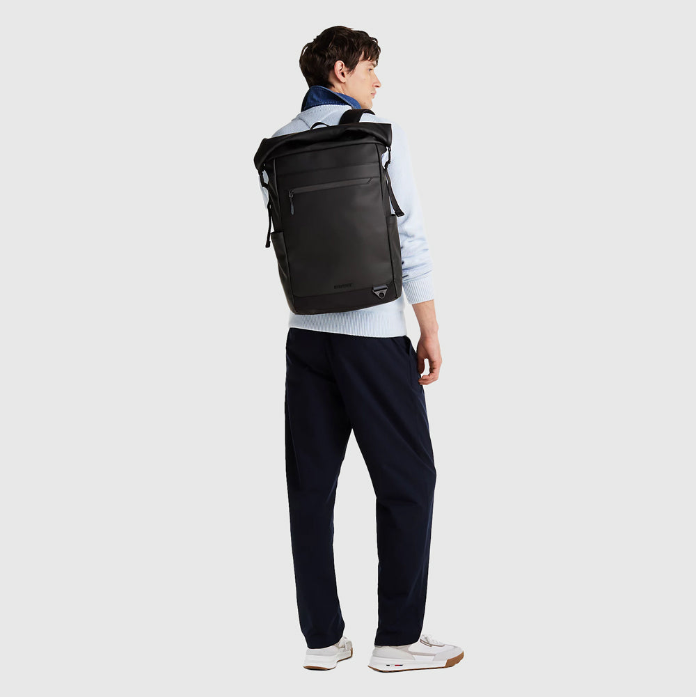 Seasonal Rolltop Backpack - Black
