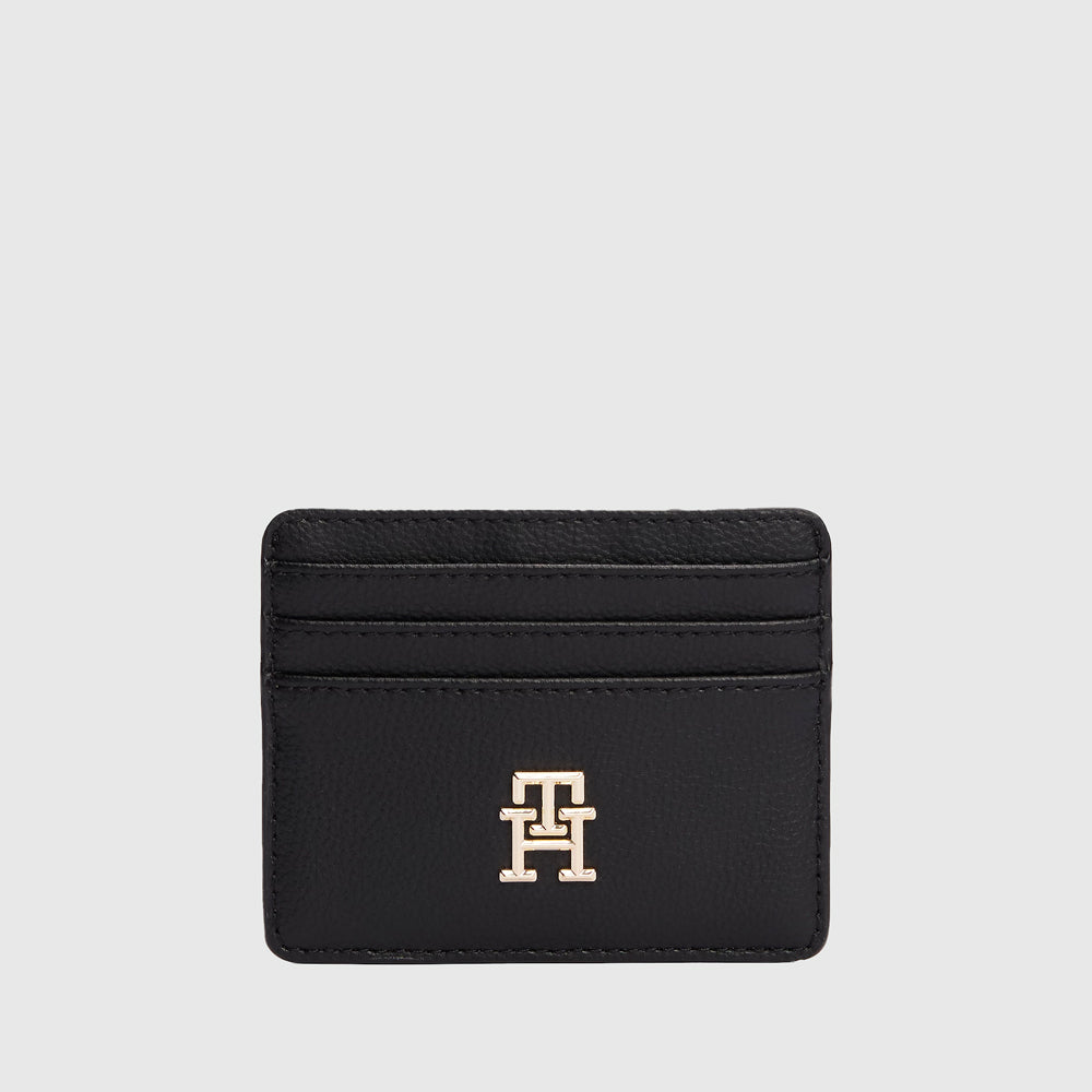Tommy Hilfiger Soft Credit Card Holder - Black |ThirdBaseUrban