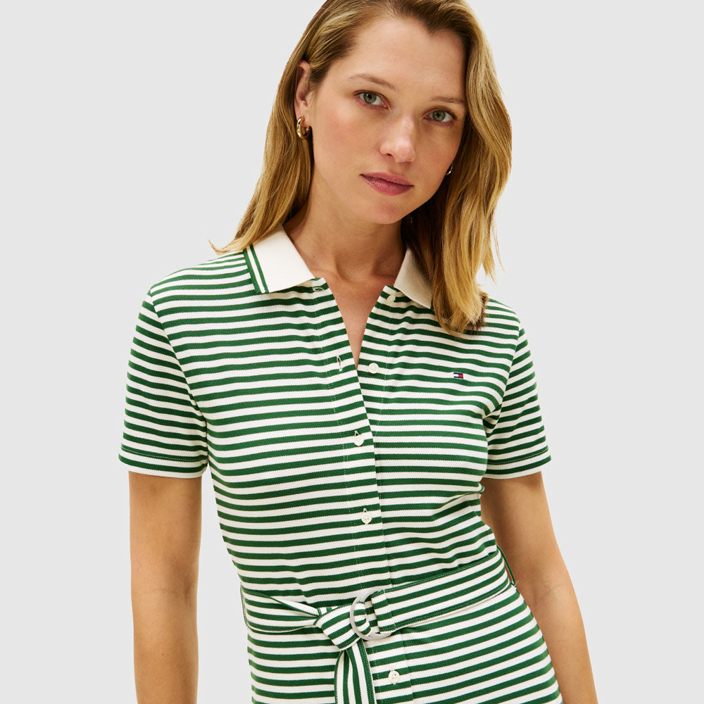 Tipping Golfer Dress - Olive