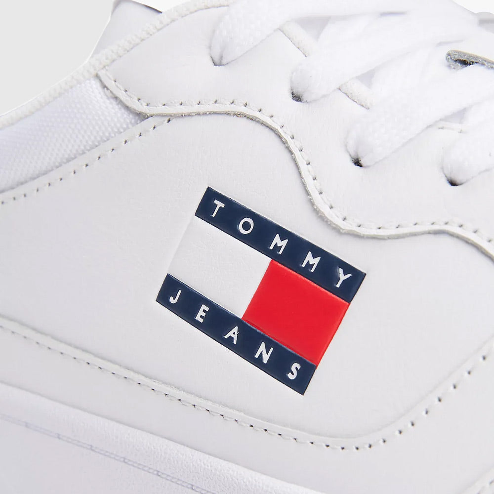 Cupsole Leather Sneaker - White