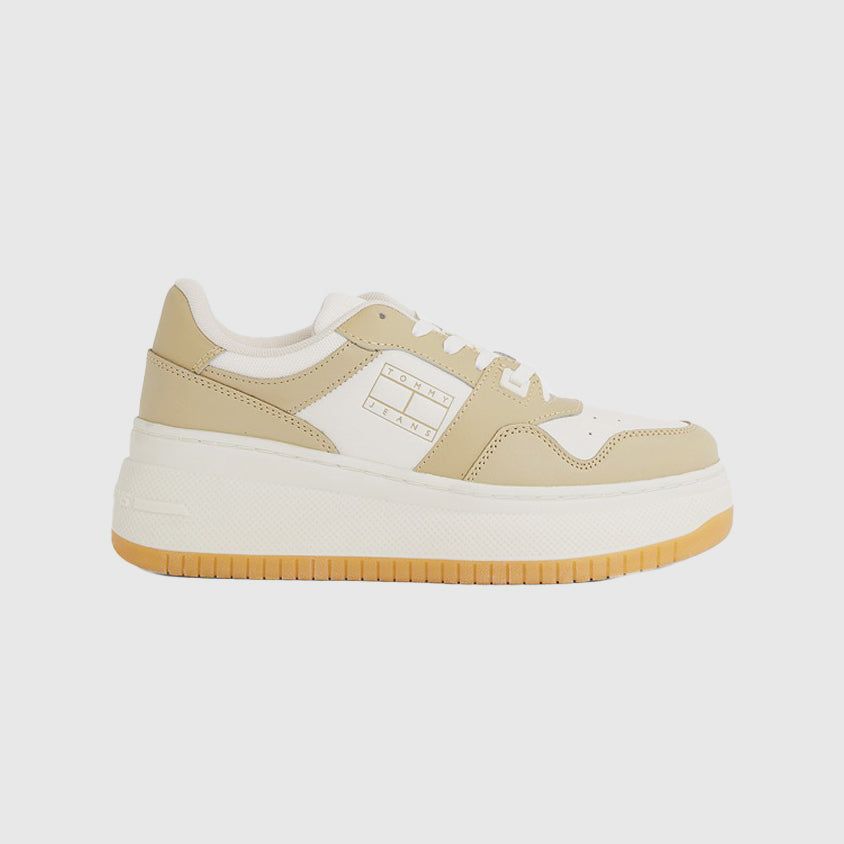 Tommy Hilfiger Retro Basket Flatform - Tan |ThirdBaseUrban