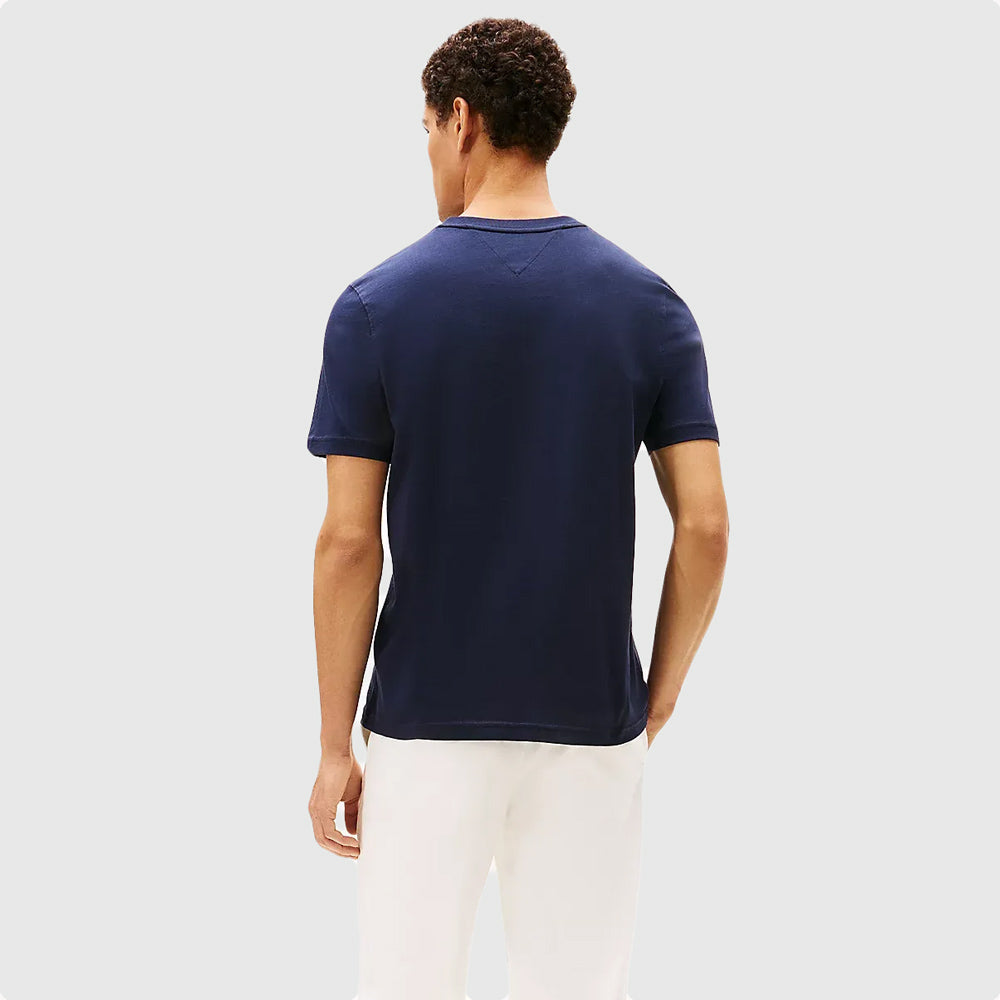 Tommy Embro Flag T-Shirt - Navy