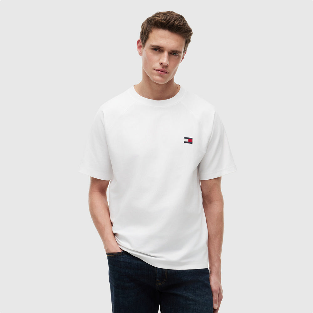 Tommy Hilfiger Tommy Flag T- Shirt - White |ThirdBaseUrban