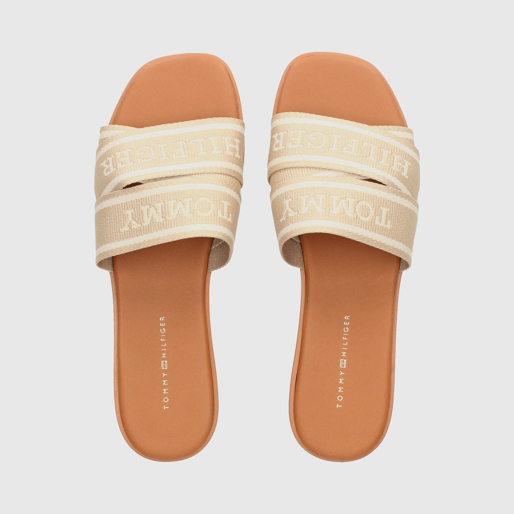  Tommy Hilfiger Hilfiger Strap Sandal - Beige |ThirdBaseUrban