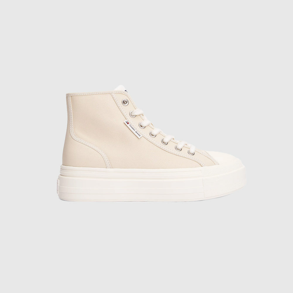 Tommy Hilfiger  Flatform Sneaker - Off White |ThirdBaseUrban