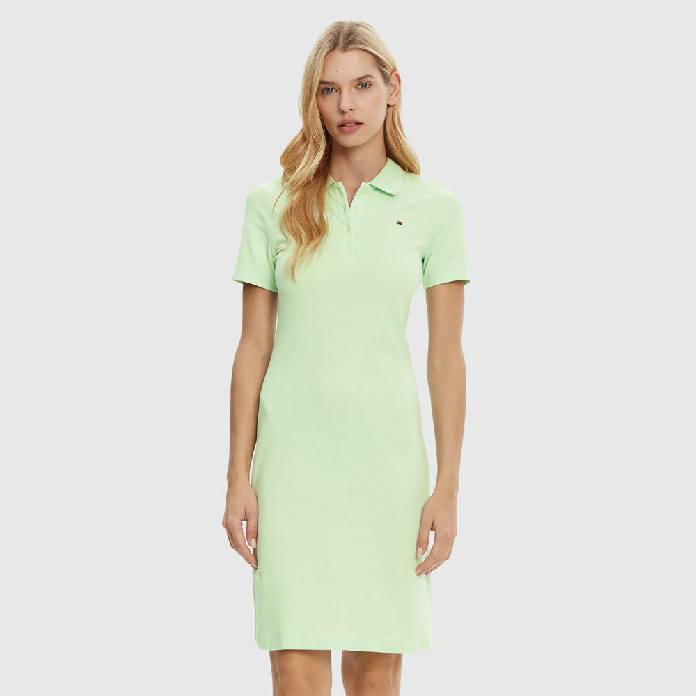 Tommy Hilfiger 1985 Pique Golfer Dress - Lime Green |ThirdBaseUrban