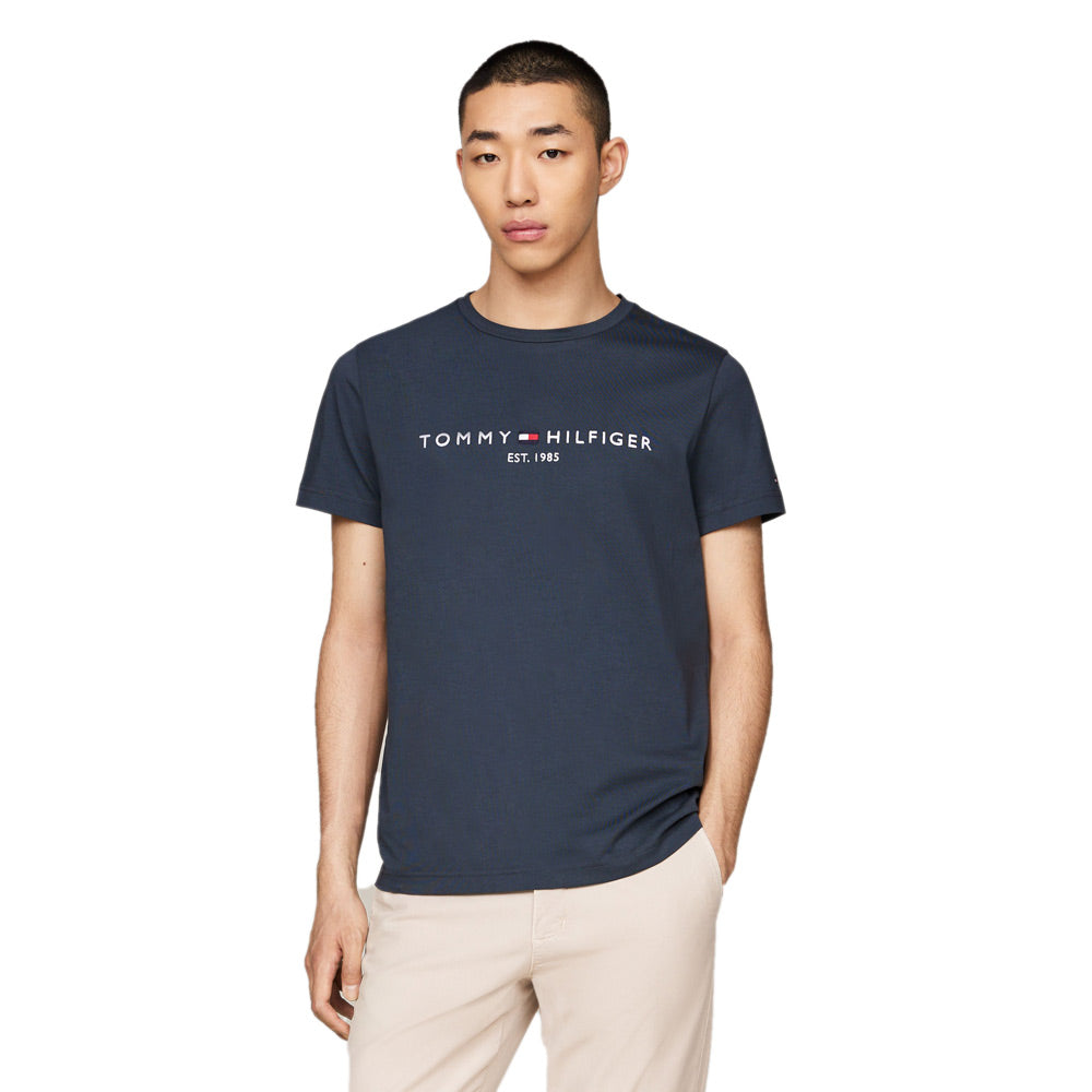 Tommy Hilfiger Logo T-Shirt - Denim |ThirdBaseUrban