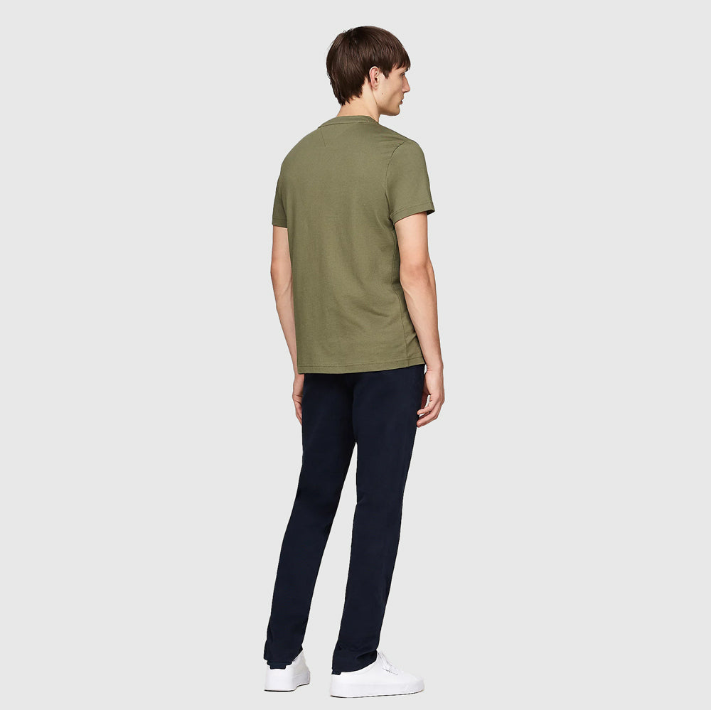 Tommy Logo T-Shirt - Olive