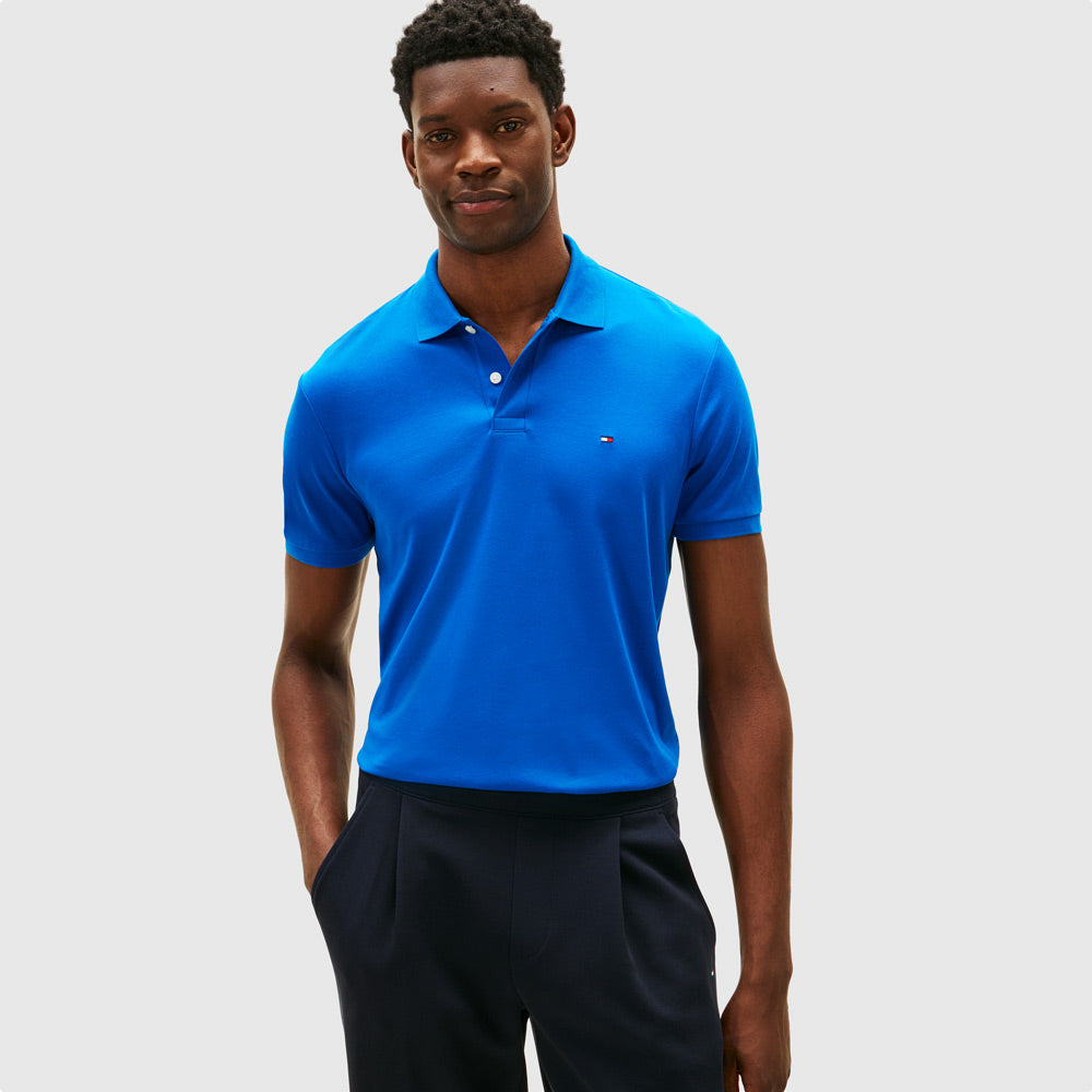 Tommy Hilfiger Liquid Cotton Golfer - Indigo |ThirdBaseUrban
