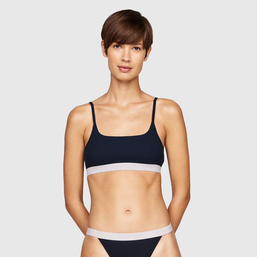 Tommy Hilfiger Unlined Bralette - Navy |ThirdBaseUrban