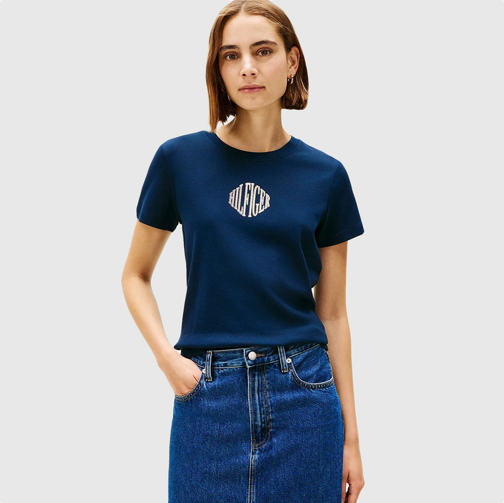 Tommy Hilfiger Varsity T-Shirt - Dark Night Navy |ThirdBaseUrban