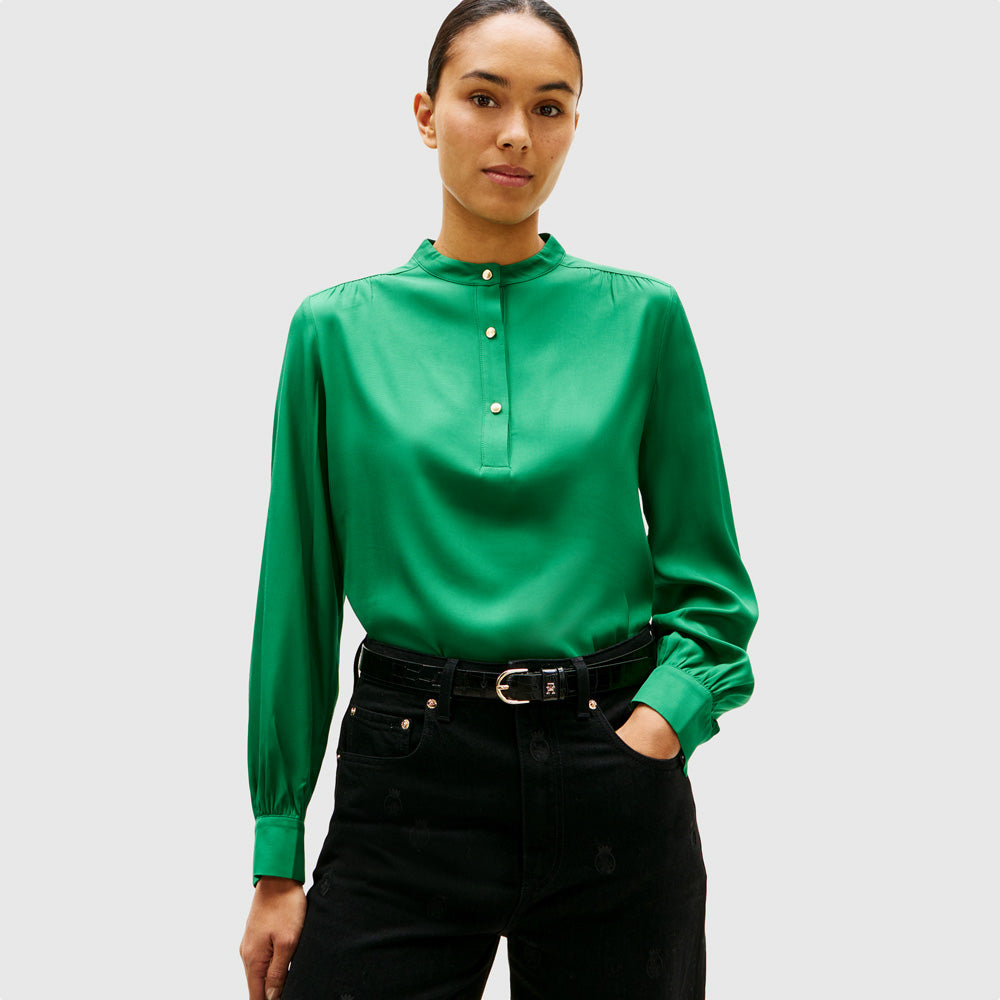 Tommy Hilfiger Vis Blouse - Green |ThirdBaseUrban