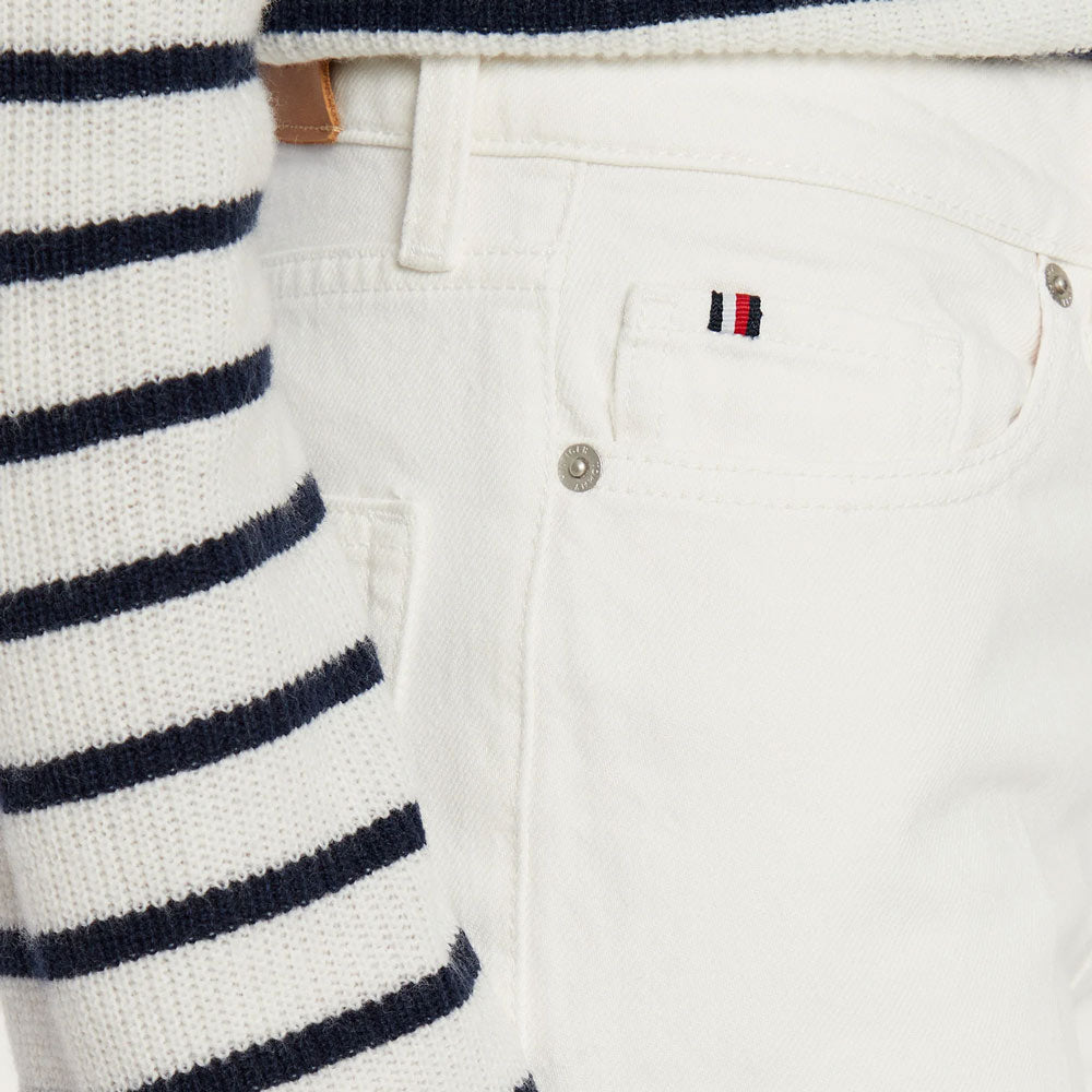 Wide Leg Jean - Ecru