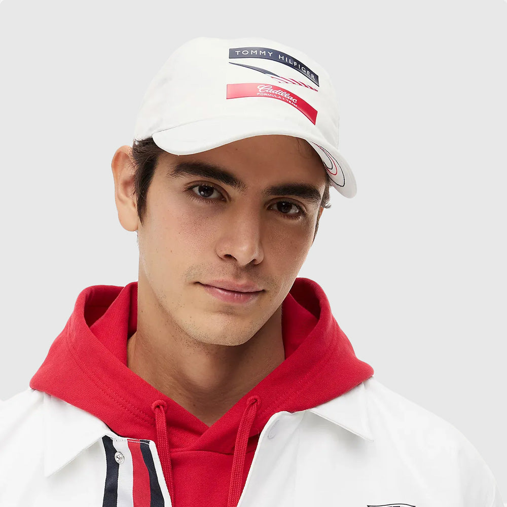 Tommy Hilfiger X Cf1 Chevron Cap - White |ThirdBaseUrban