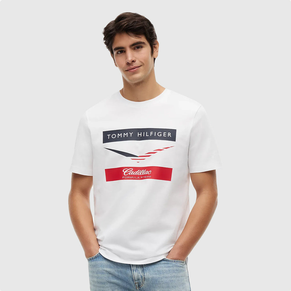 Tommy Hilfiger X Cf1 Chevron T-Shirt - White |ThirdBaseUrban