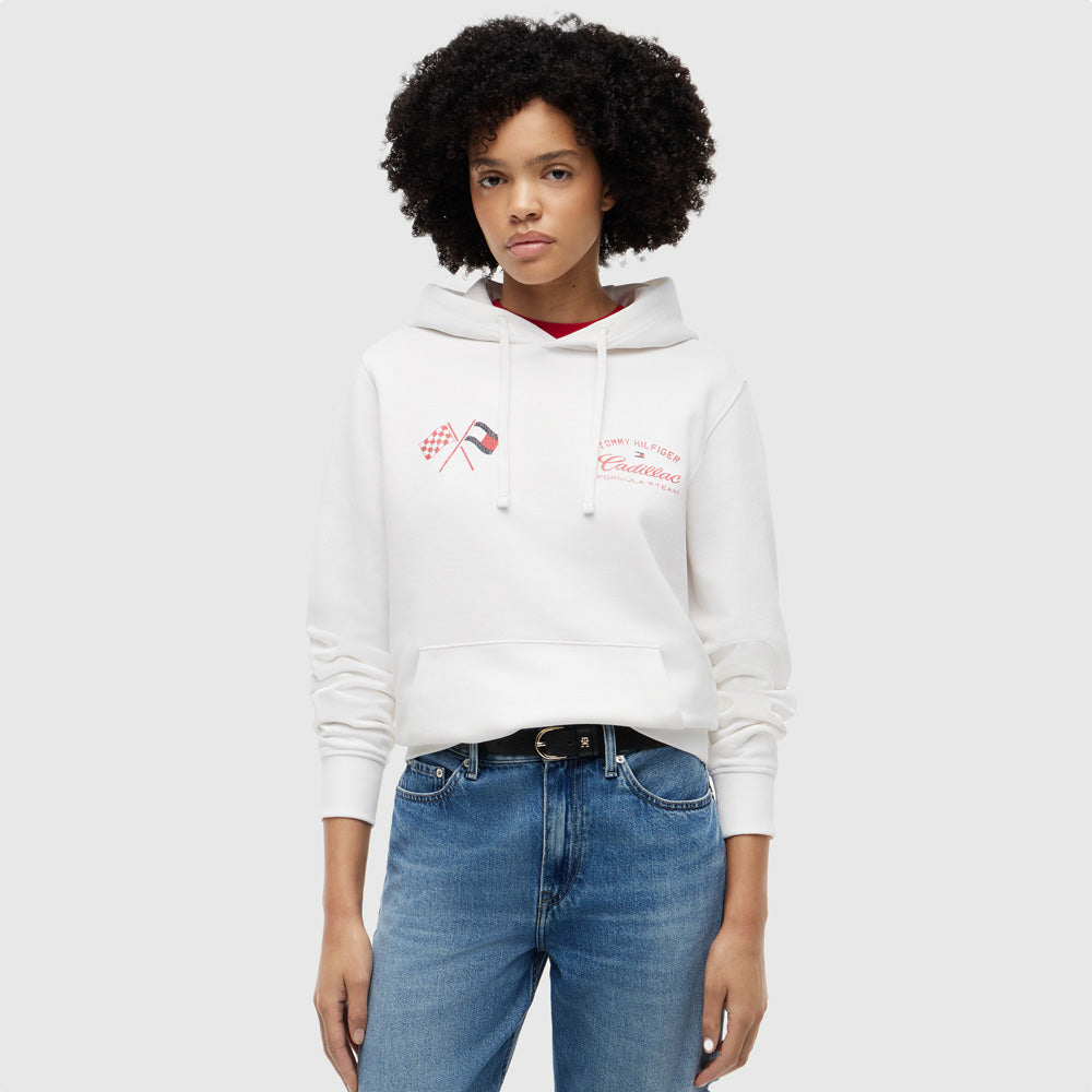 Cf1 Speedometer Hoodie - White